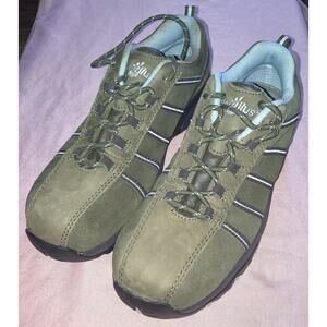 Nautilus Safety Footwear Women's N1758 Composite Toe Work Shoe Olive Size 9.5